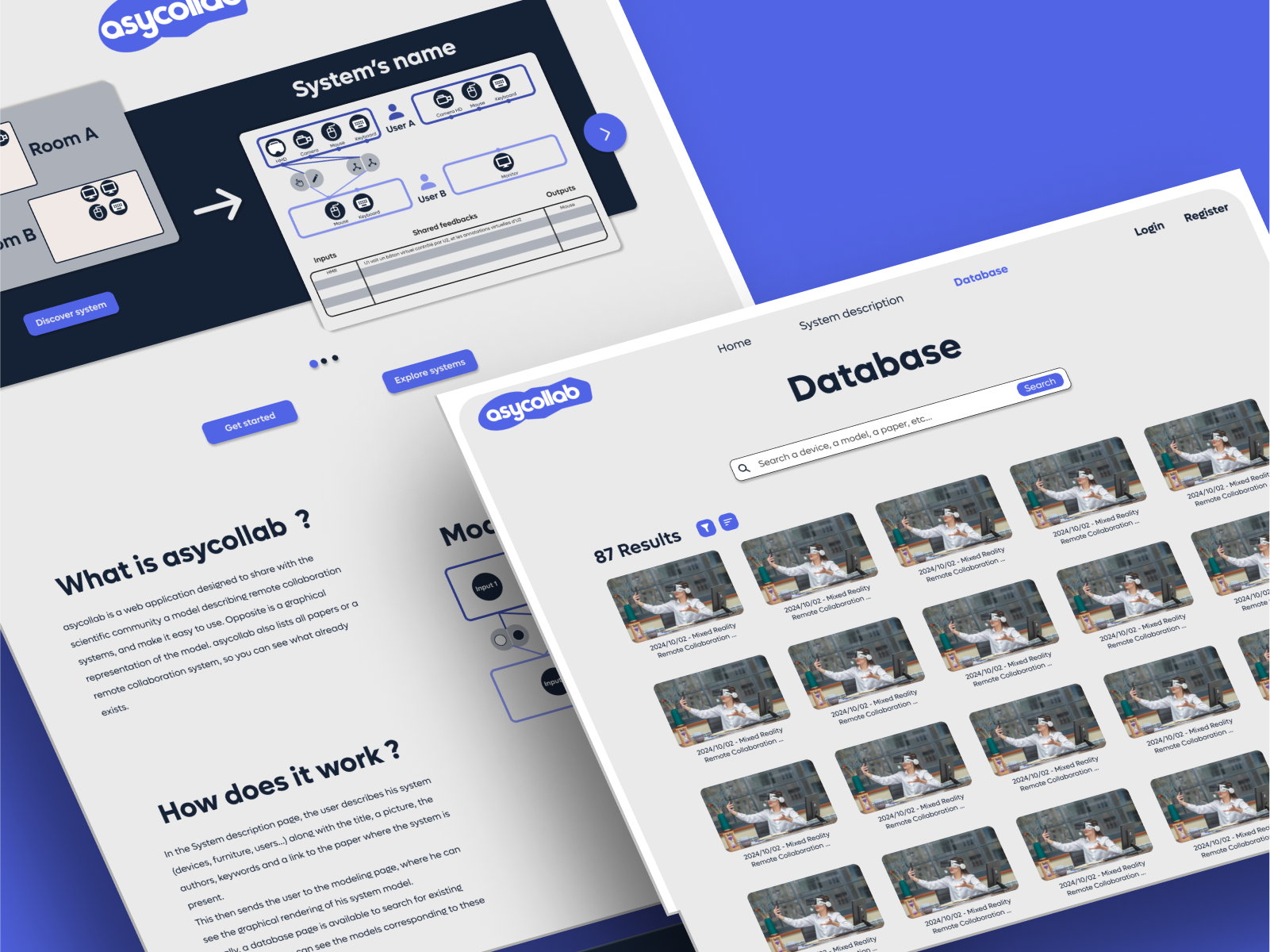 Design and development of a web application